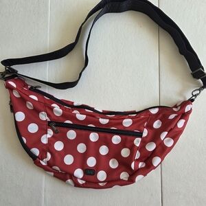 Lug Printed Zip Front Sling Bag - Boomerang